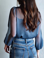 Chloe | Boho Floral Blouse