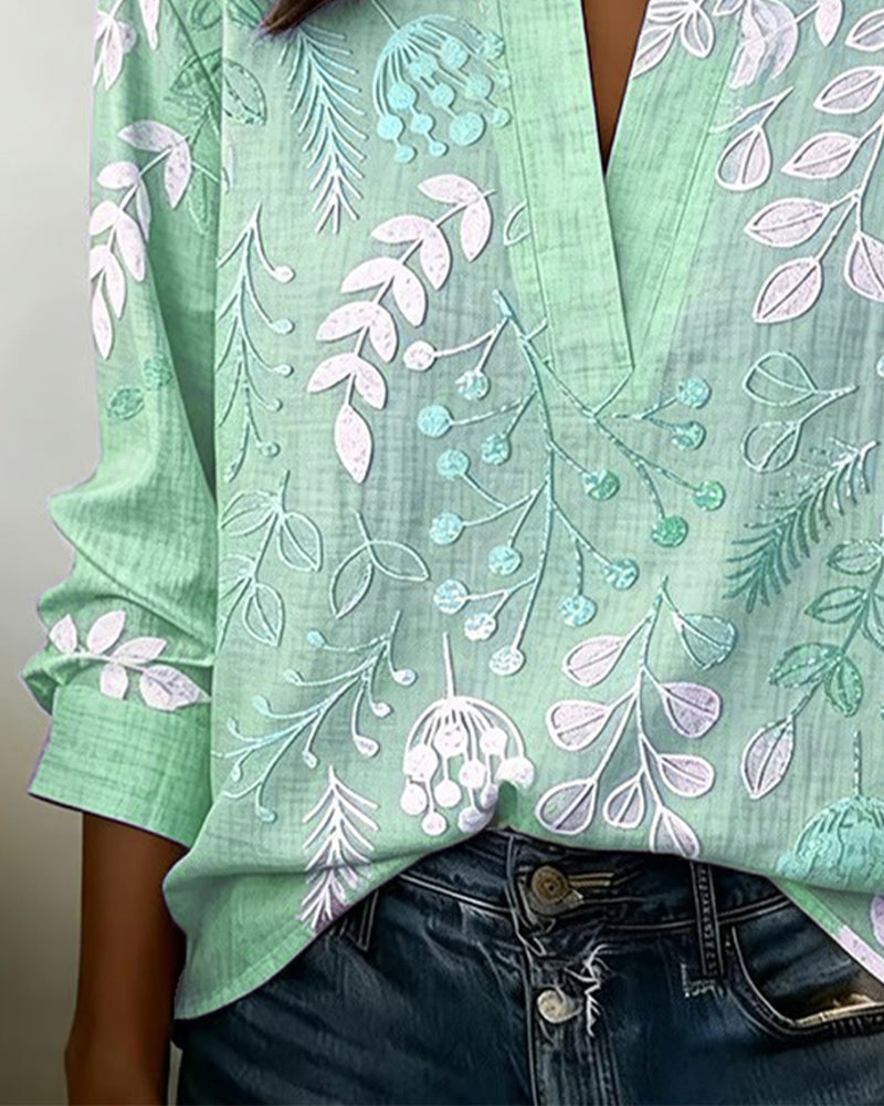 Brielle | Soft Touch Floral Blouse