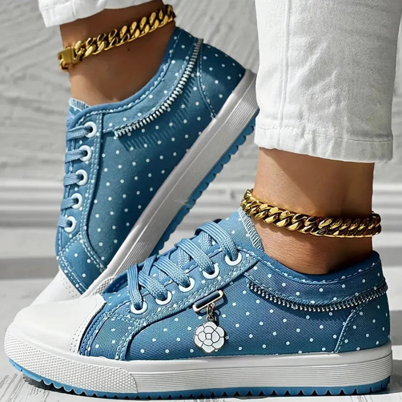 Cara™ | Elegant Women's Sneakers with Floral Details