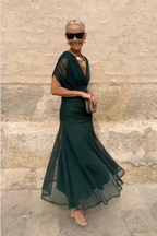 Louise | Elegant V-Neck Maxi Dress
