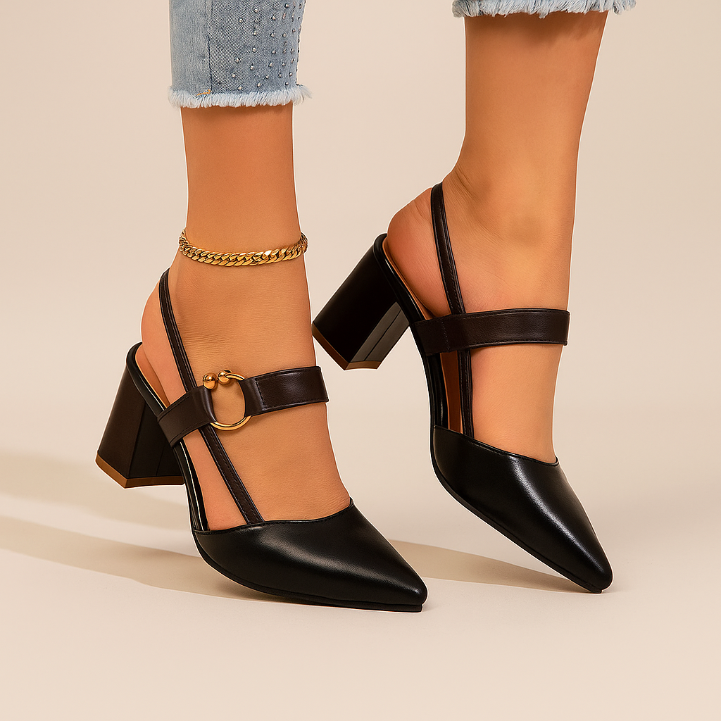 Pippa | Ring-Detail Heels