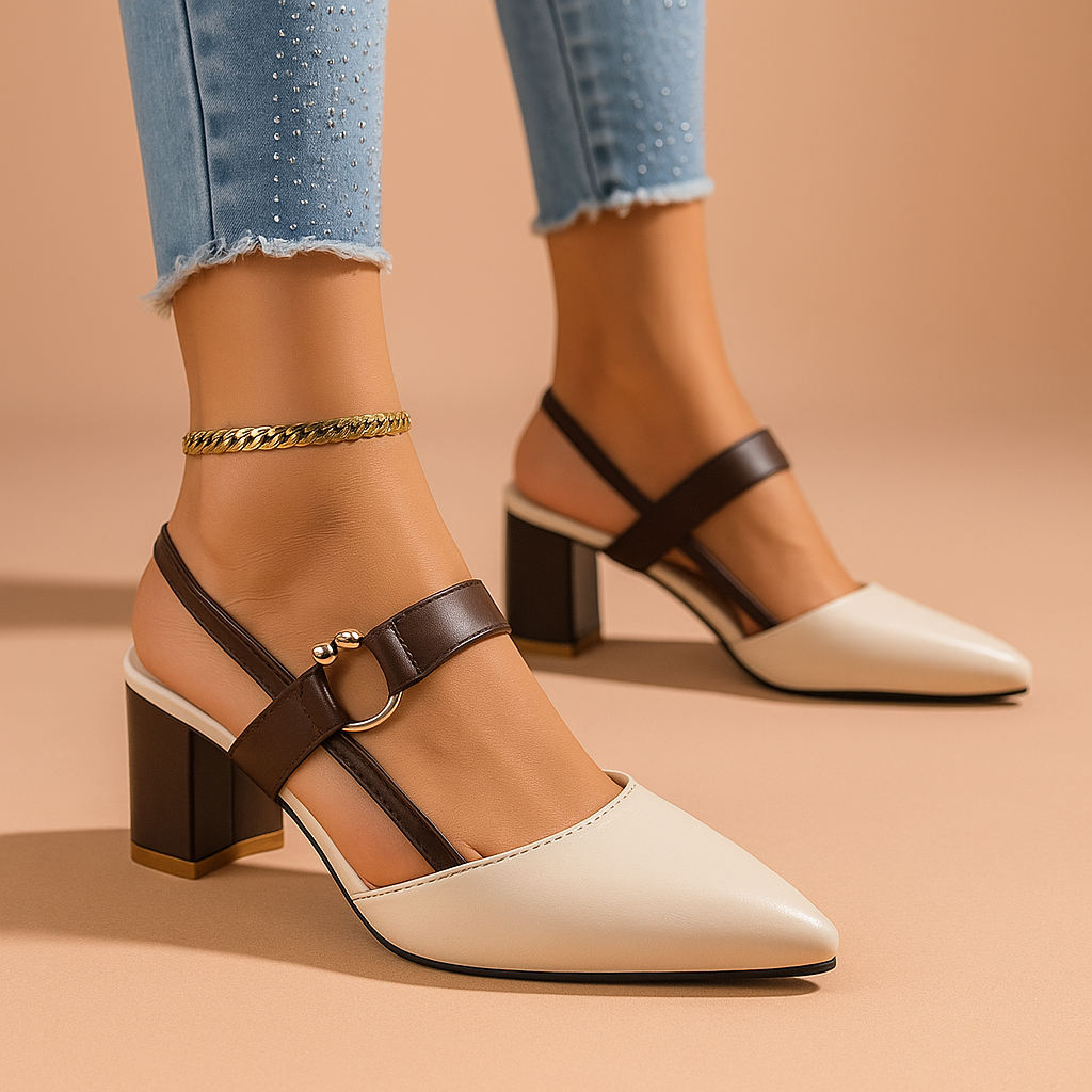 Pippa | Ring-Detail Heels