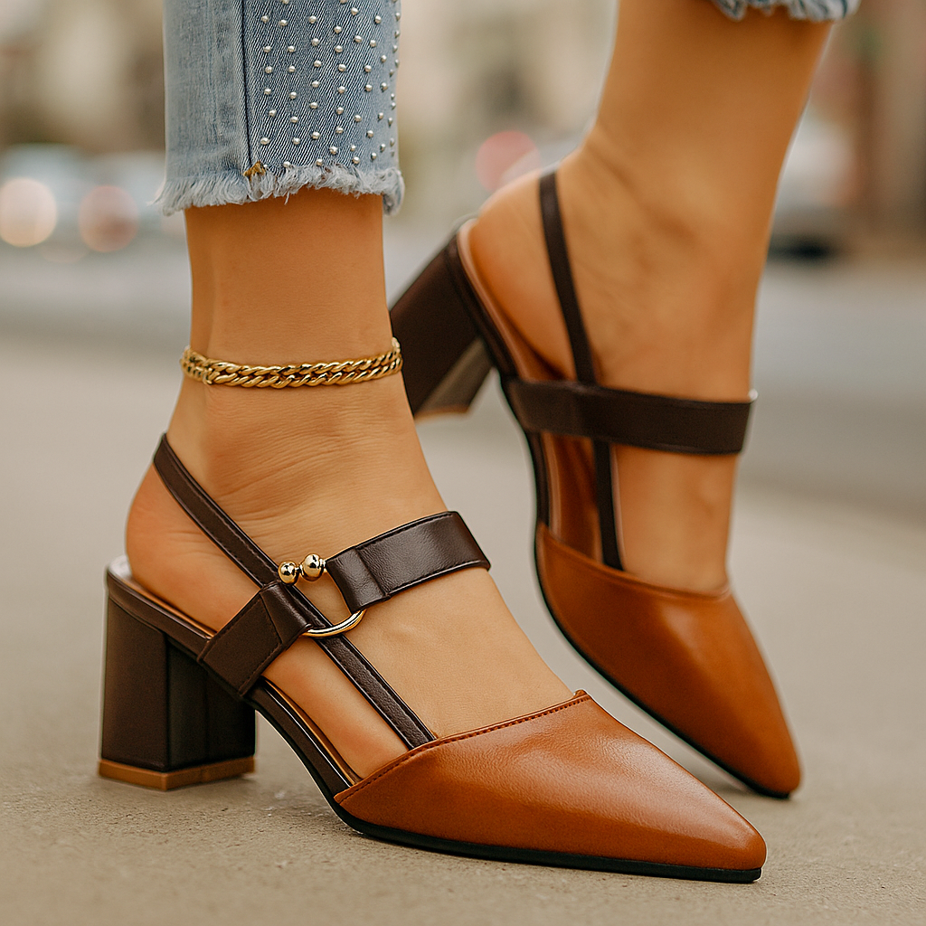Pippa | Ring-Detail Heels