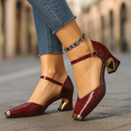 Penny | Metal-Tip Stiletto Heels