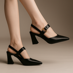 Heidi | Ring-Buckle Heels