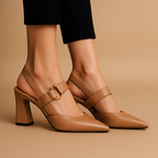 Heidi | Ring-Buckle Heels