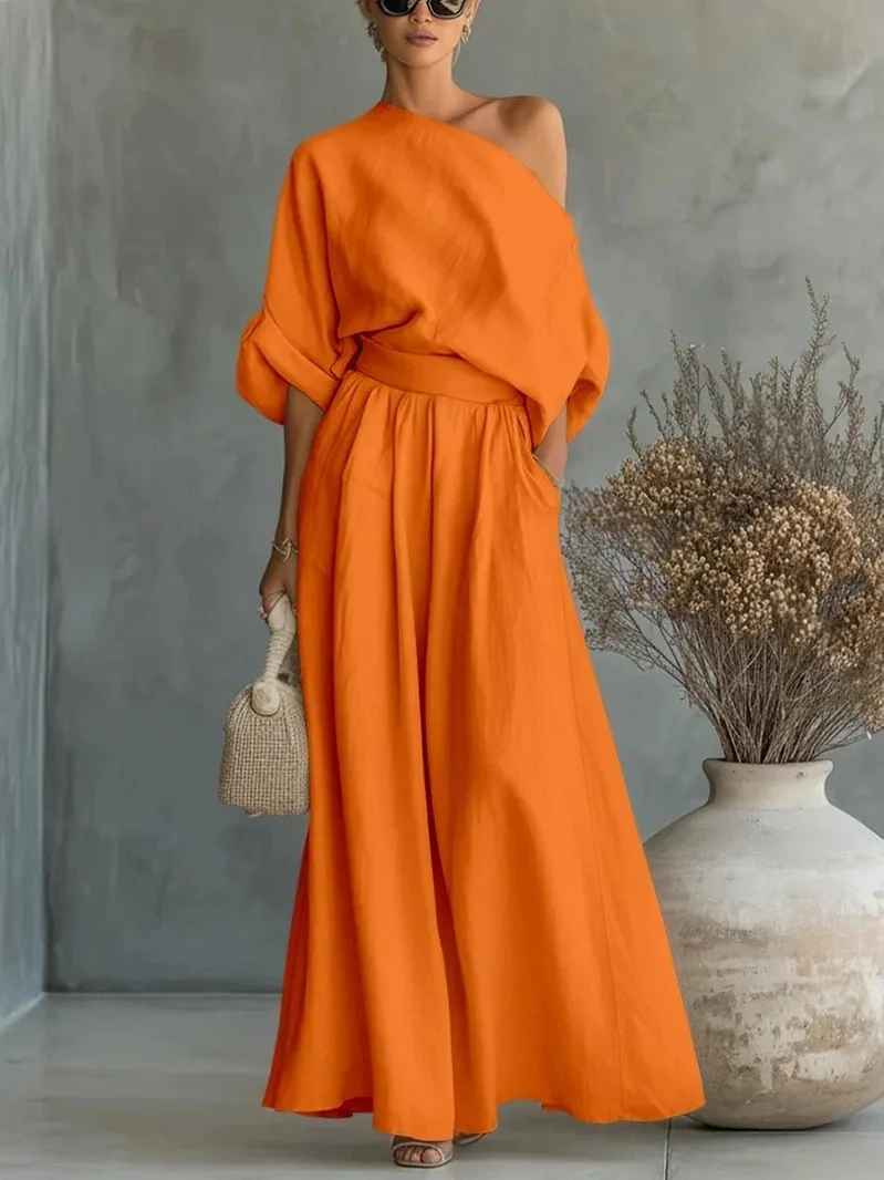 Lise™ | Soft Off-Shoulder Two-Piece Set