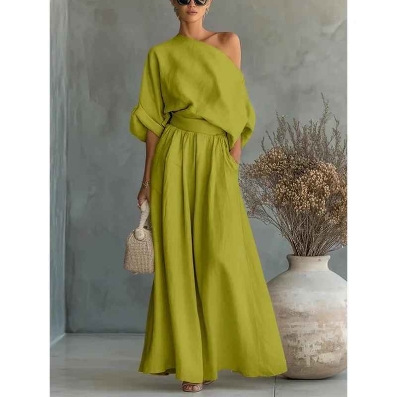 Lise™ | Soft Off-Shoulder Two-Piece Set
