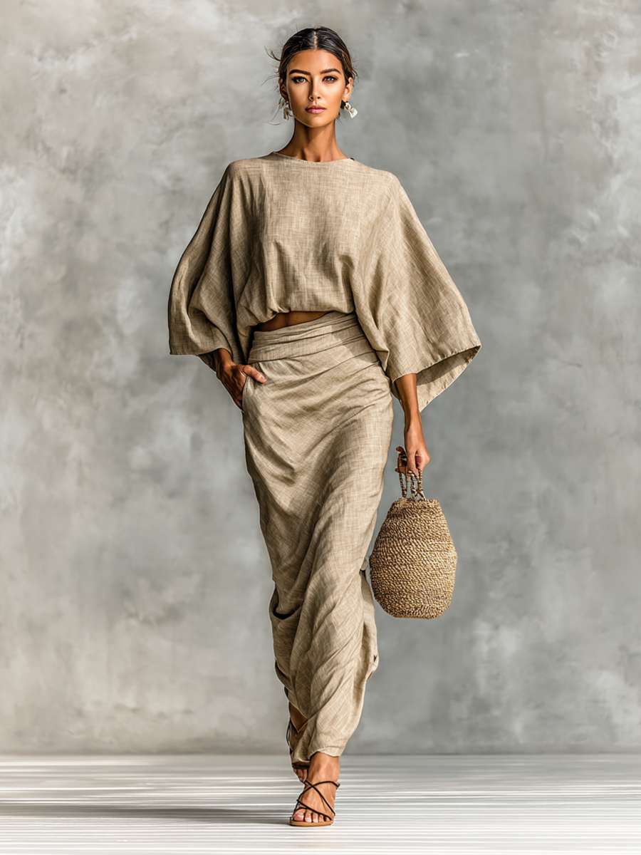 Selene™ | Soft Batwing Two-Piece Set