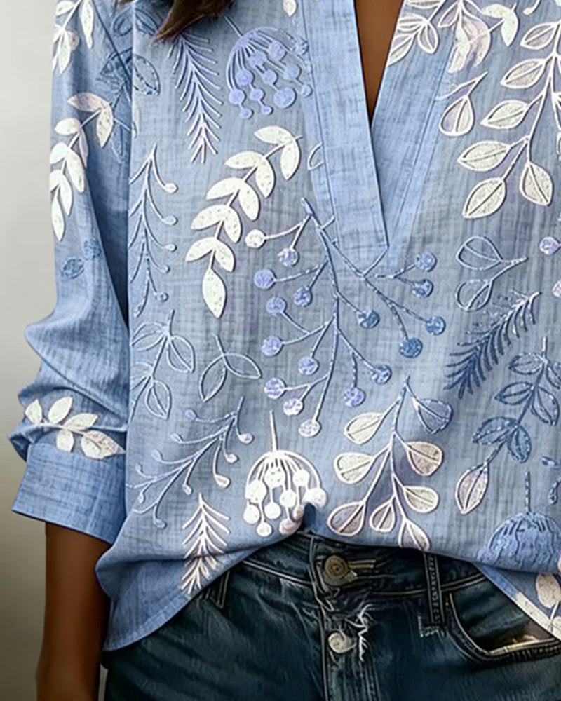 Brielle | Soft Touch Floral Blouse
