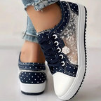 Cara™ | Elegant Women's Sneakers with Floral Details