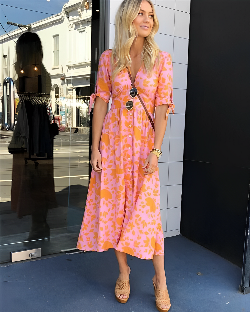 Gigi | Stylish Patterned Maxi Dress
