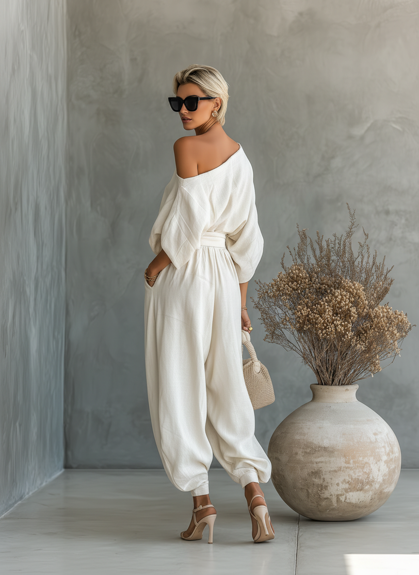 Lise™ | Soft Off-Shoulder Two-Piece Set