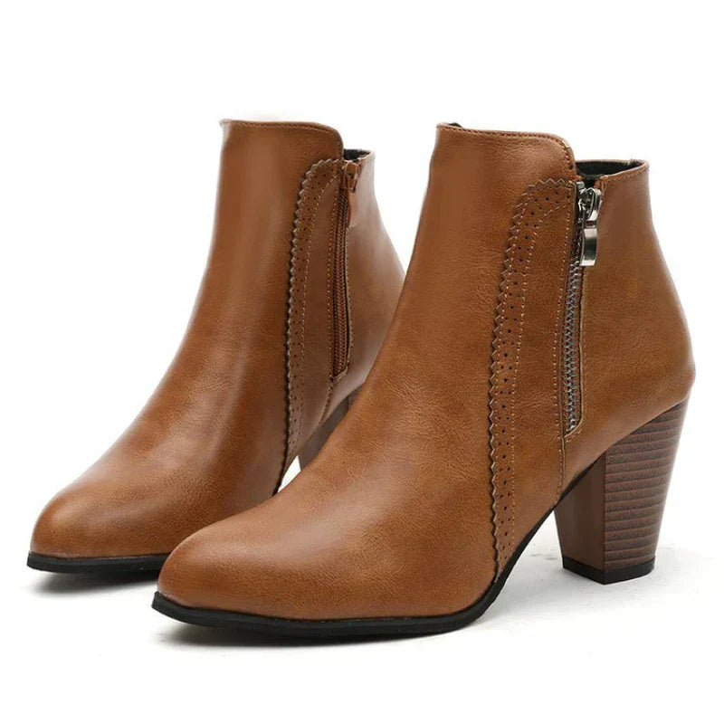Lola | Side-Zip Ankle Boots