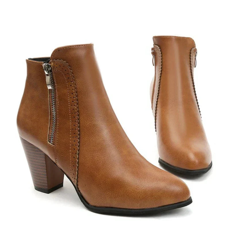 Lola | Side-Zip Ankle Boots