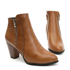 Lola | Side-Zip Ankle Boots