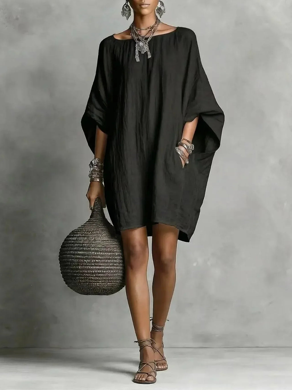 Celeste™ | Elegant Off-Shoulder Long Sleeve Dress