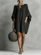 Celeste™ | Elegant Off-Shoulder Long Sleeve Dress