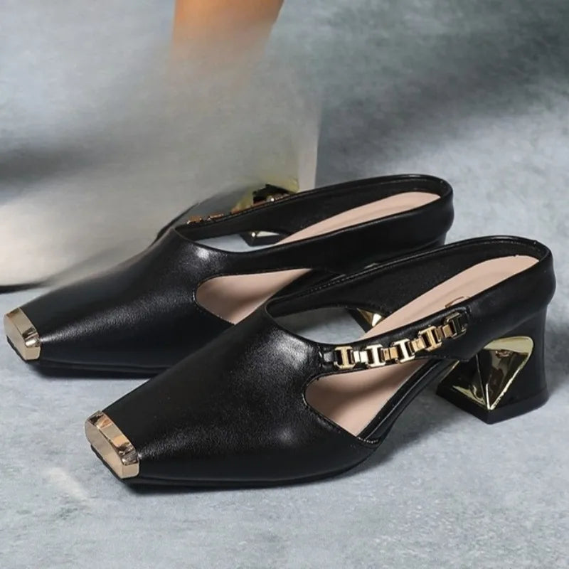 Margot | Metal-Toe Heels