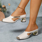 Margot | Metal-Toe Heels