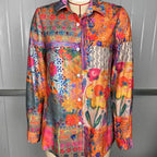Poppy | Retro Bohemian Floral Long Sleeve Shirt