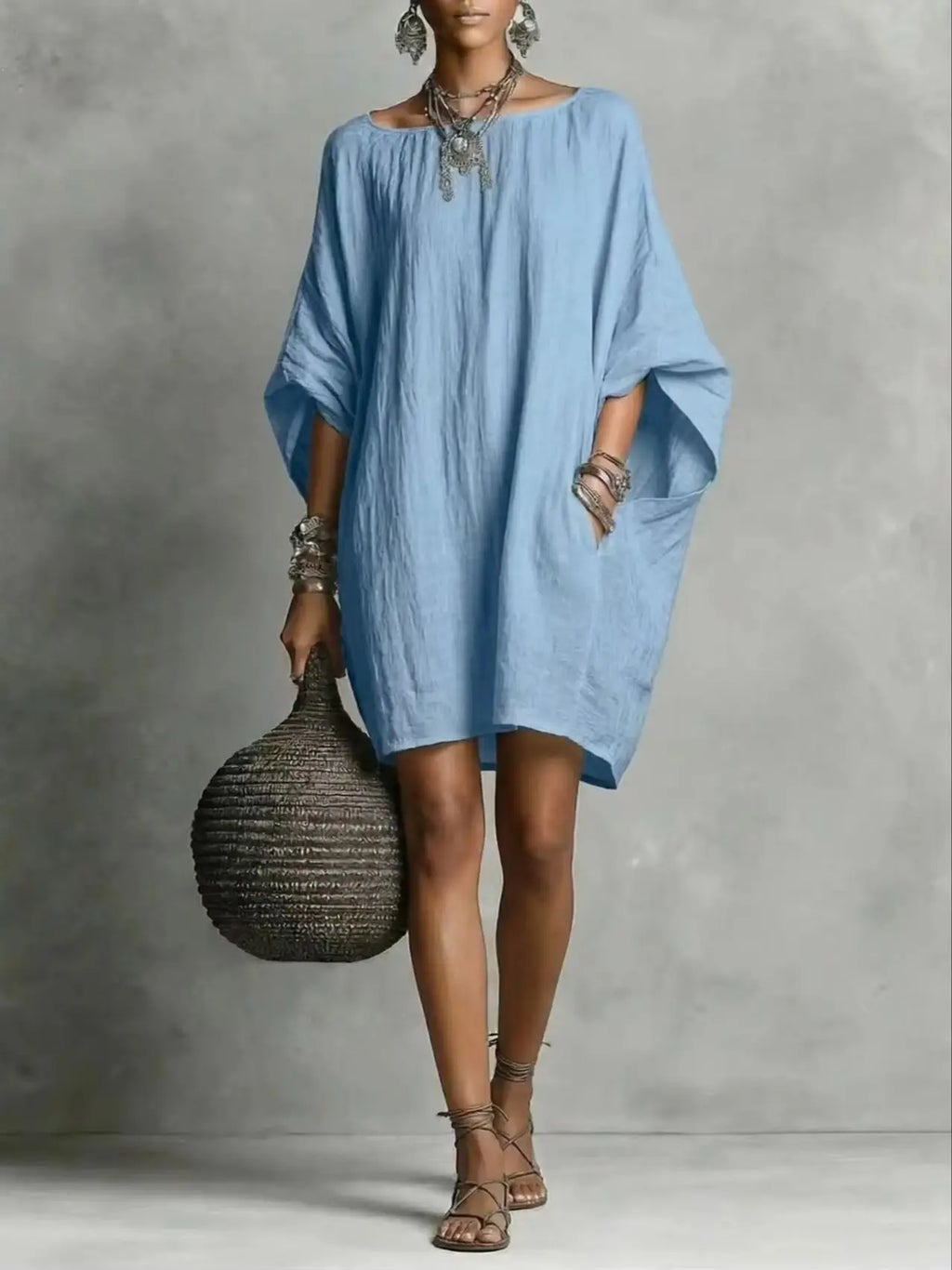 Celeste™ | Elegant Off-Shoulder Long Sleeve Dress