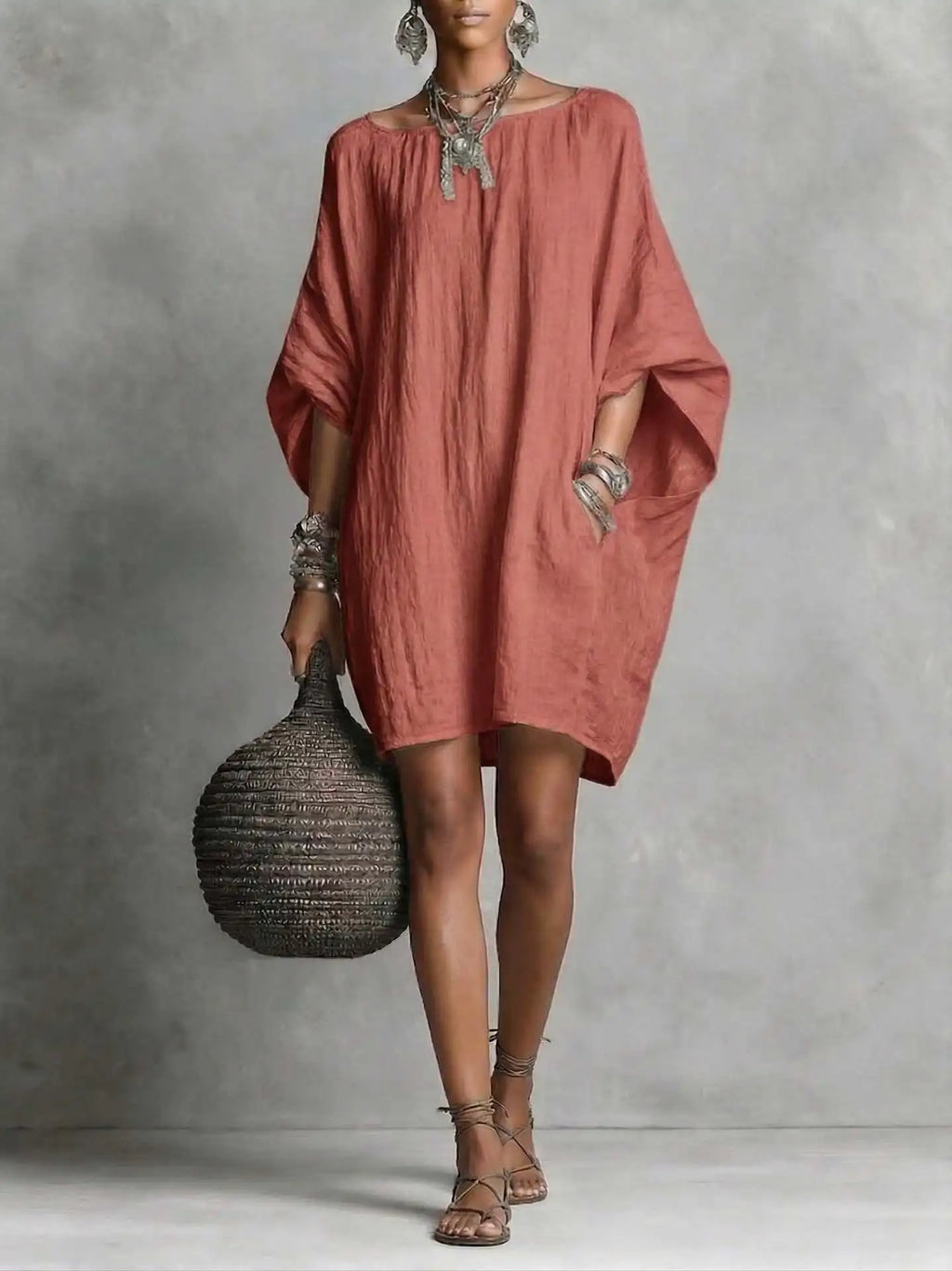 Celeste™ | Elegant Off-Shoulder Long Sleeve Dress