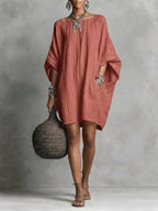 Celeste™ | Elegant Off-Shoulder Long Sleeve Dress