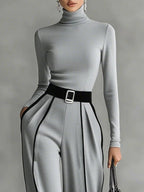 Solana™ | Long Sleeve Turtleneck Wide-Leg Set
