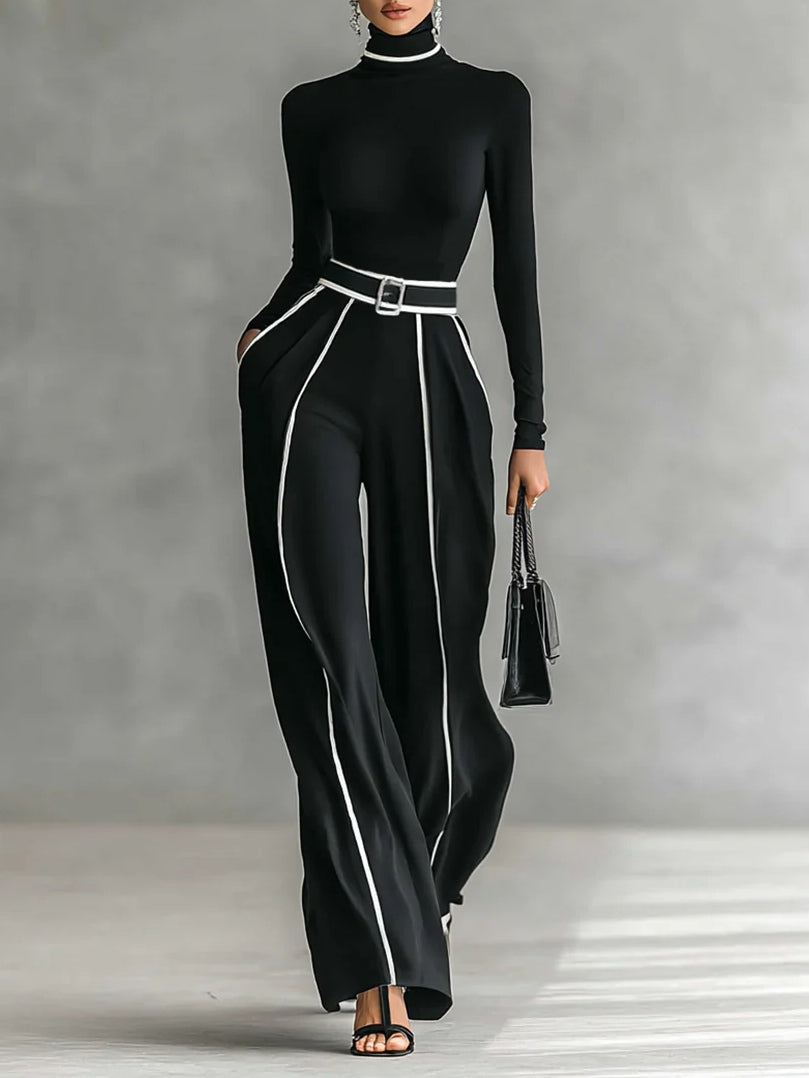 Solana™ | Long Sleeve Turtleneck Wide-Leg Set