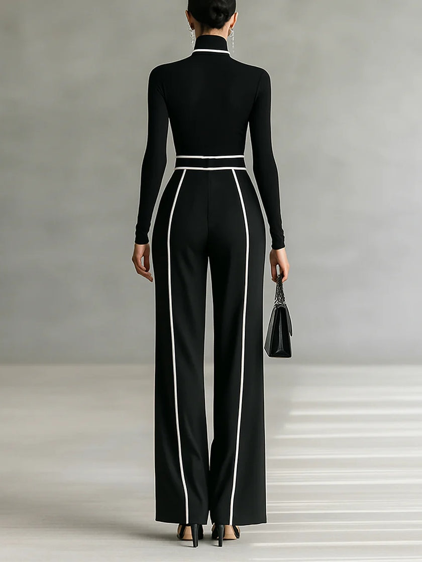 Solana™ | Long Sleeve Turtleneck Wide-Leg Set
