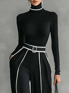 Solana™ | Long Sleeve Turtleneck Wide-Leg Set