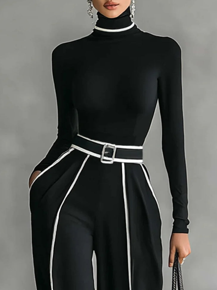 Solana™ | Long Sleeve Turtleneck Wide-Leg Set