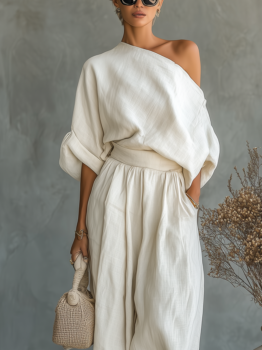 Lise™ | Soft Off-Shoulder Two-Piece Set