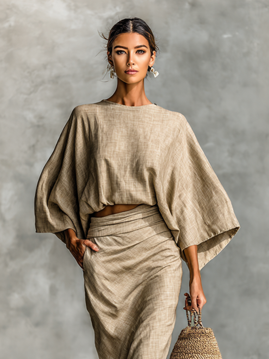 Selene™ | Soft Batwing Two-Piece Set