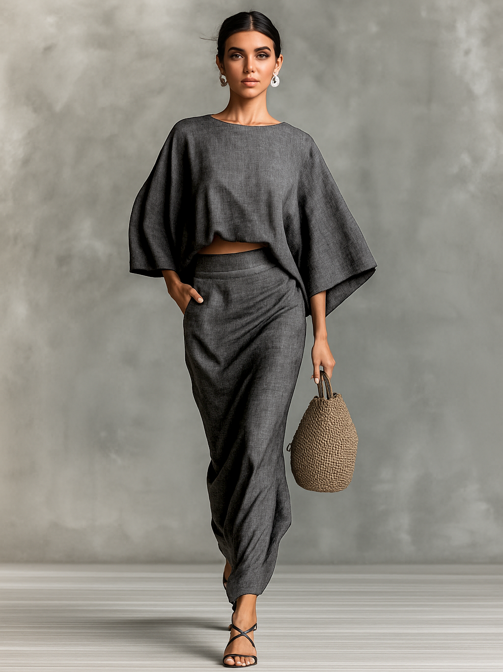 Selene™ | Soft Batwing Two-Piece Set