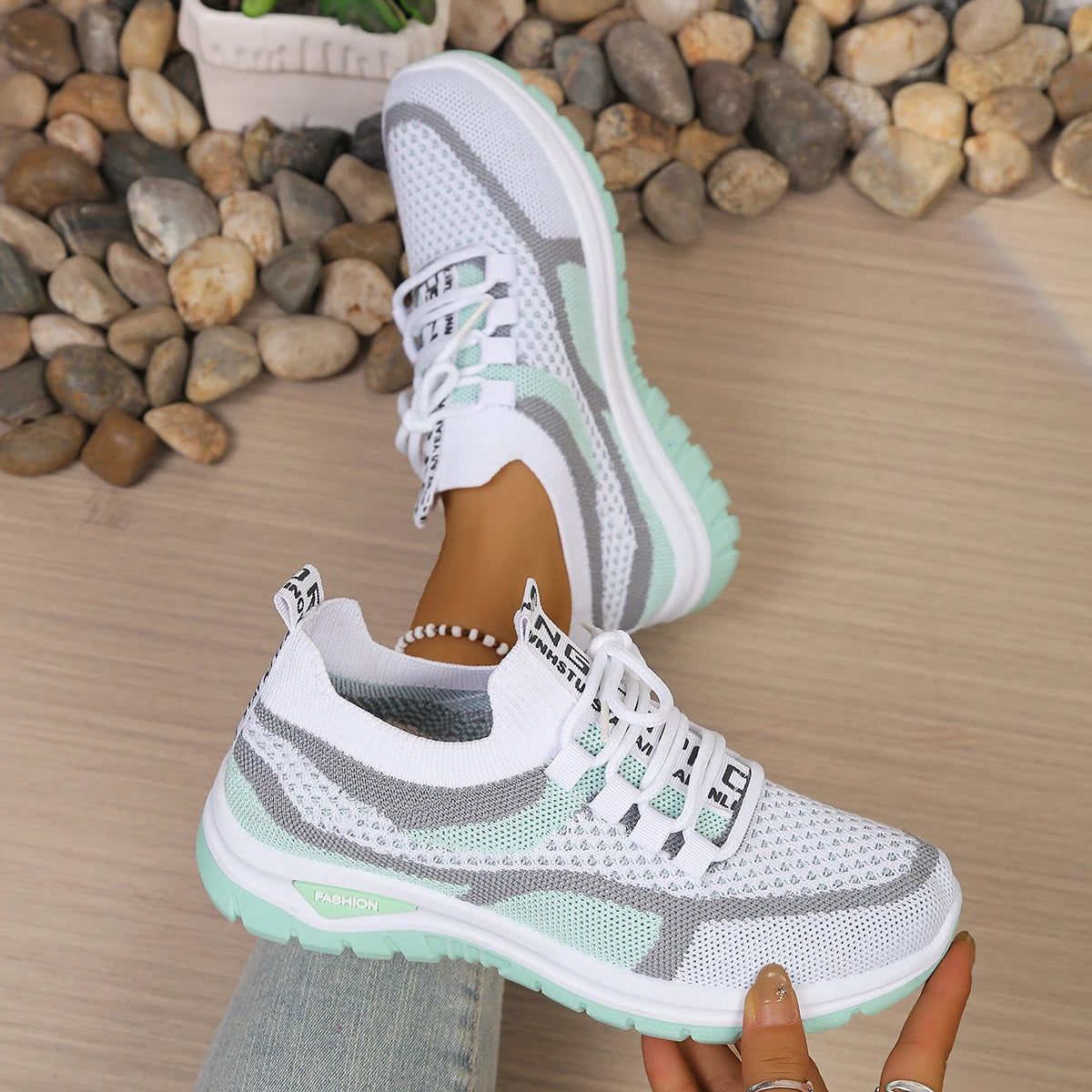 Juno | Women's Two-Tone Casual Sneakers